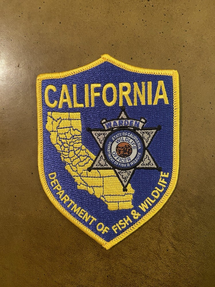 California Fish & Game Warden Shoulder Patch