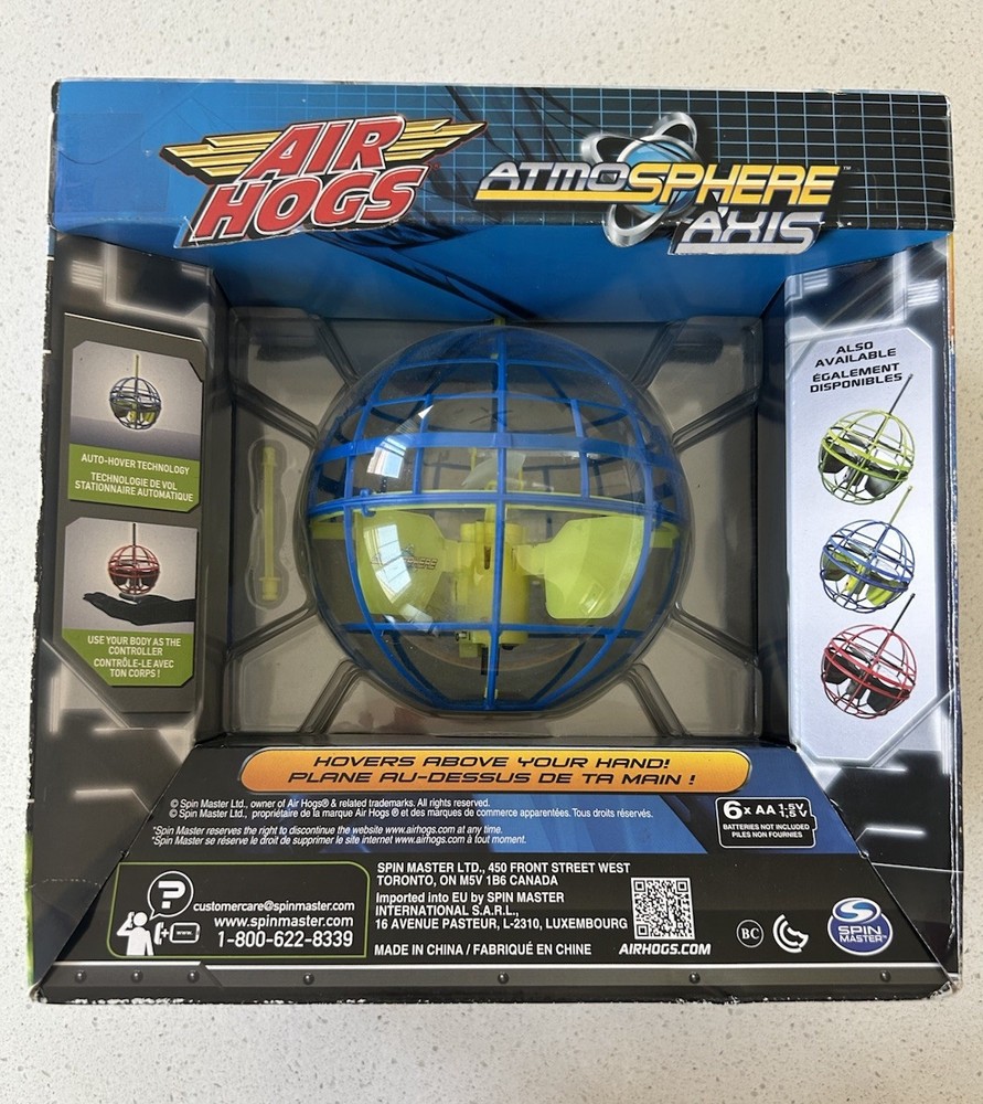 Air Hogs Atmosphere Axis Hovering Sphere, New In Box, Control With Your Hand
