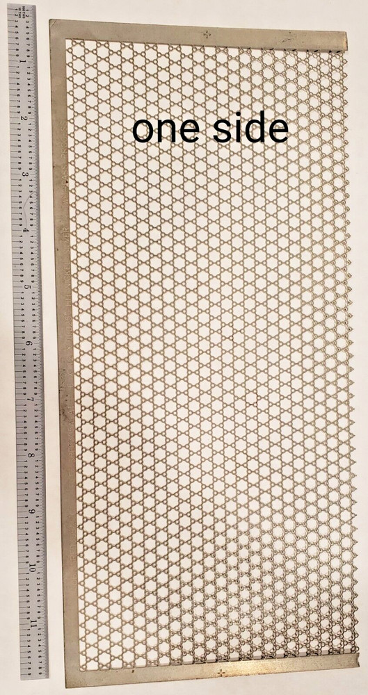 Etched metal screen for scale models 1 pc. Unique pattern 5.2"x11.35" USA