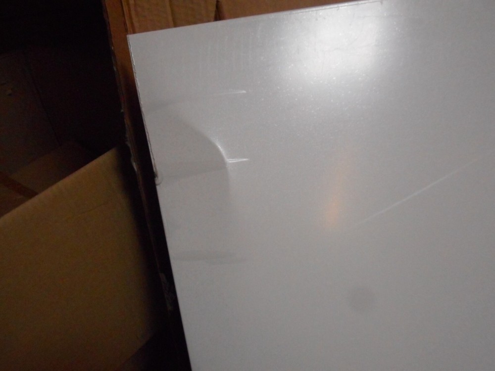 GE Cafe CKLBLSFNW2 Matte White Left Side Panel for Standard Depth Refrigerator..