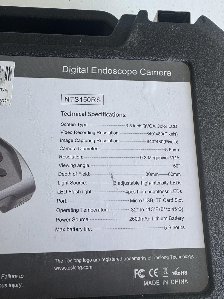 Digital Endoscope Camera - Teslong NTS150RS