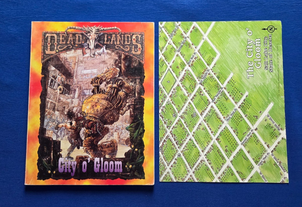 City O' Gloom Sourcebook with Map - Deadlands