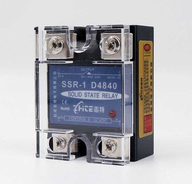 Solid state relay SSR-1 10~120A DC-AC 3-32VDC/24-480VAC