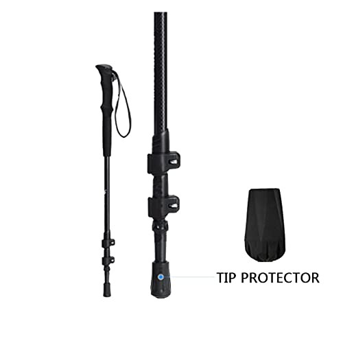 Diooid Hiking Pole Tips Extra Thick and Wear Resisting Average code, Black