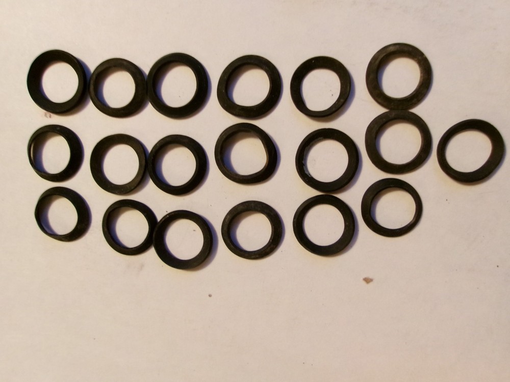 19 Vintage C-9 used Rubber Gaskets