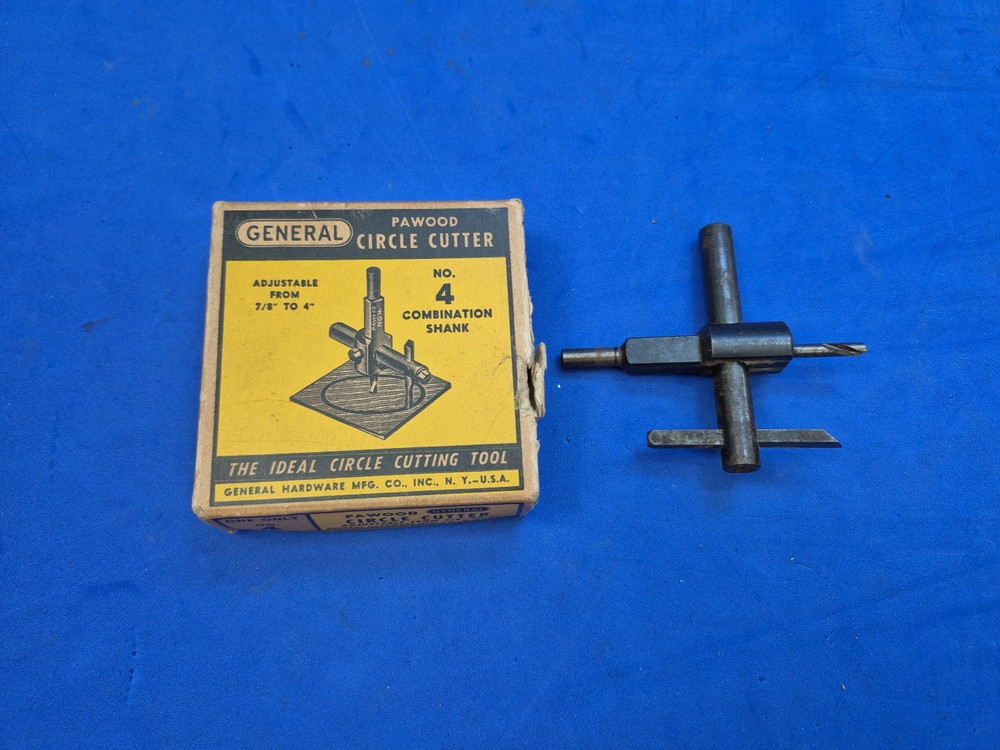 General Pawood Circle Cutter No. 4