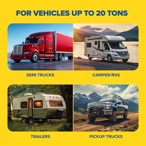 Industrial Extra Large Wheel Chock with Handle - Heavy With Handle (1pack)