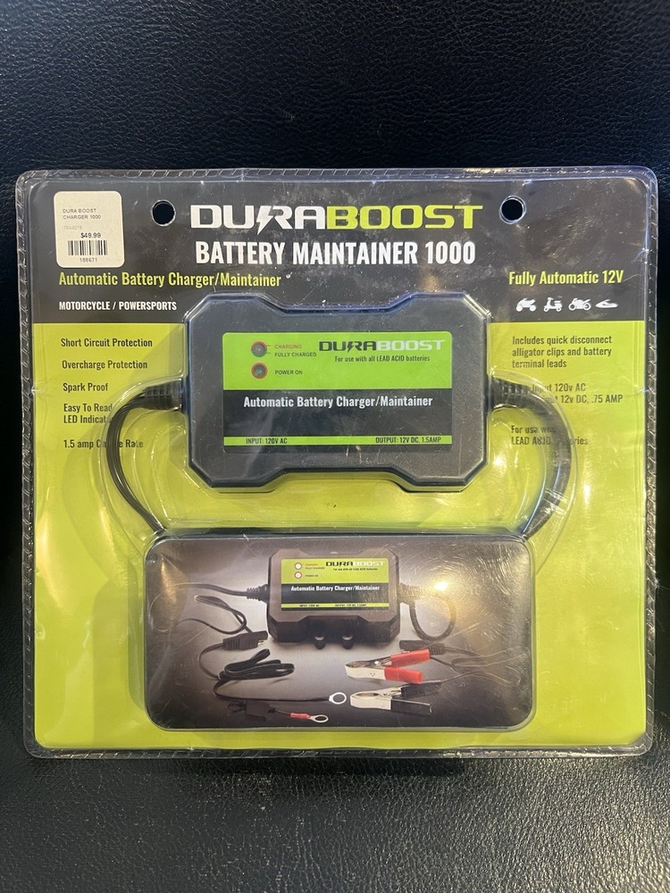 Intertek Duraboost automatic battery charger / maintainer  12V TE4-0218