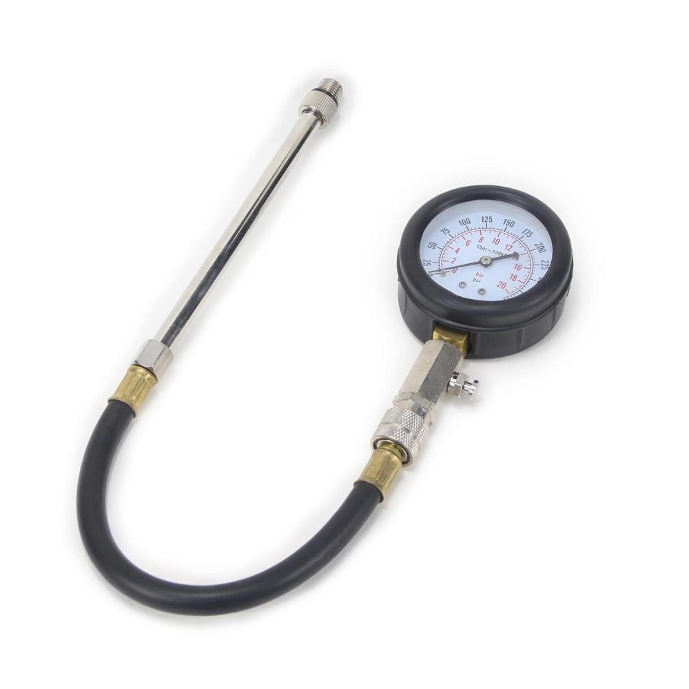 Engine Cylinder Compression Test Gauge Detector Kit Set For Car Motorcycle Tool