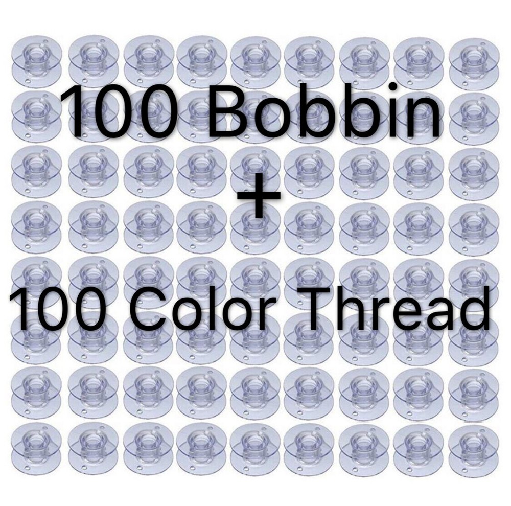 100 Colors Prewound Sewing Thread Bobbins Specialty Threads Master Set