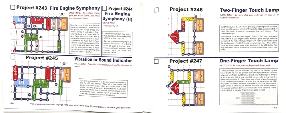 ELECTRONIC SNAP CIRCUITS KIT - Complete Set (Projects 102-305) By ELENCO (2012)