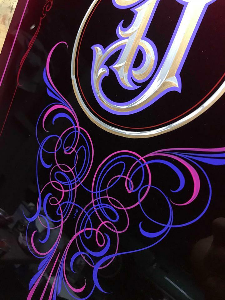 PREMIUM # 00 Lite Saber Long Handle PROFESSIONAL Scrolling & Pinstriping Brush