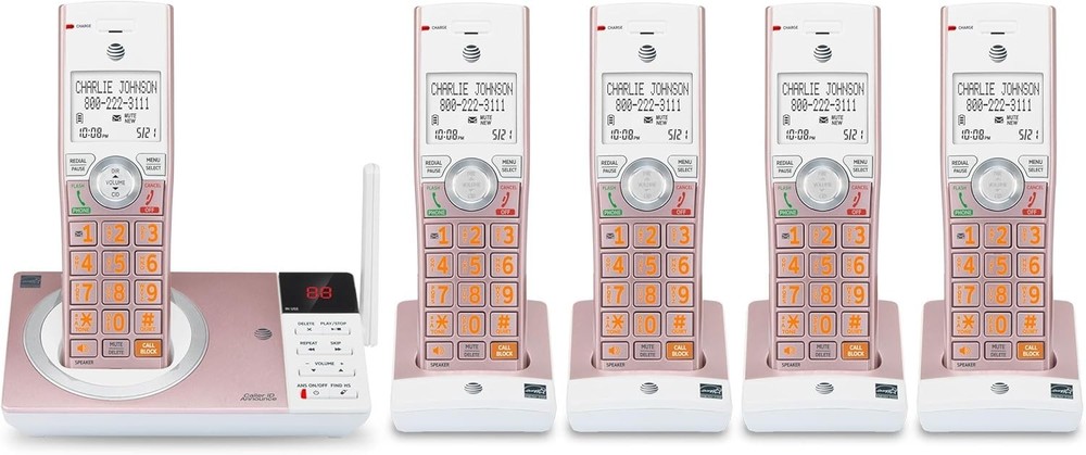 Large Screen Cordless Phone with Answering Machine