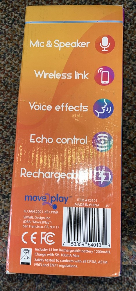 KARAOKE STAR MICROPHONE + WIRELESS SPEAKER PINK