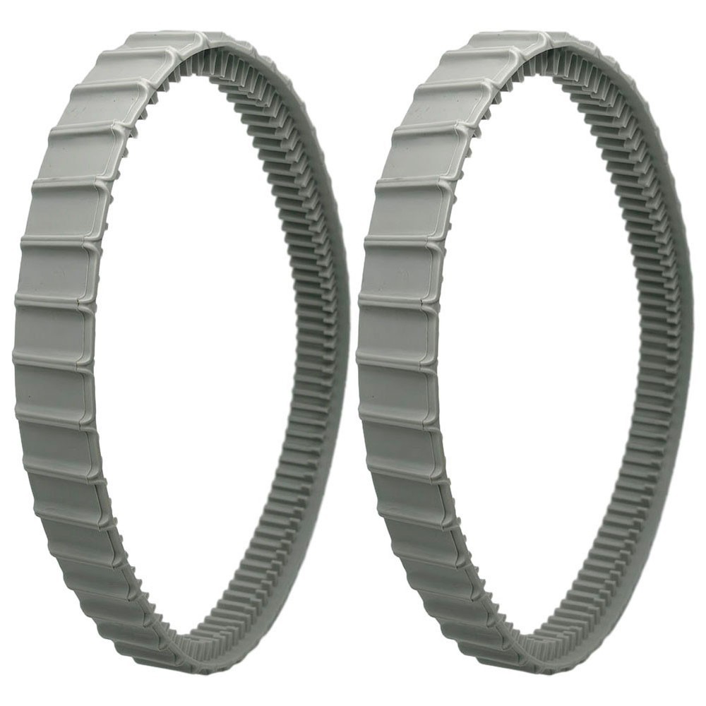 Compatible Replacement Tracks for Various Pool Cleaners Grey Rubber (2pcs)