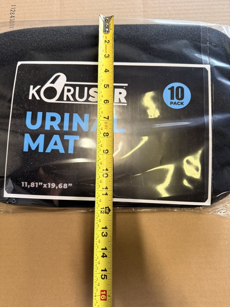 Urinal Mats - 10/case (black)