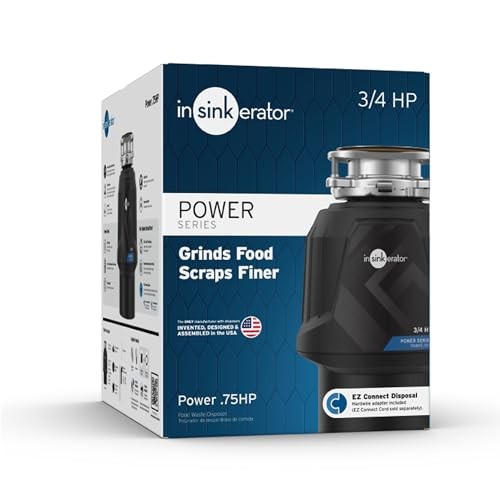 InSinkErator POWER75 3/4 HP Garbage Disposal Power Series, Continuous Feed