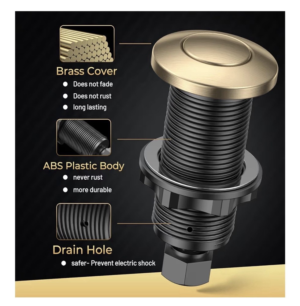 Garbage Disposal Air Switch Kit