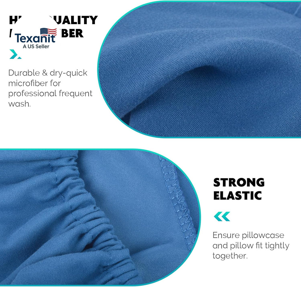 Reusable Microfiber Massage Face Rest Covers Extra Soft & Heavy Face Cradle Cove