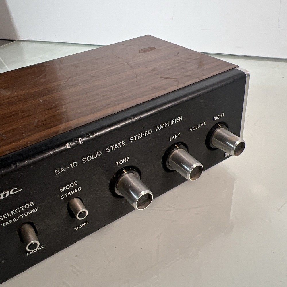 Realistic SA-10 Solid State Stereo Amplifier Model 31-1982a Untested