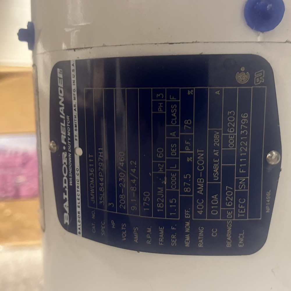ecolab replacement motor for conveyor dishmachine