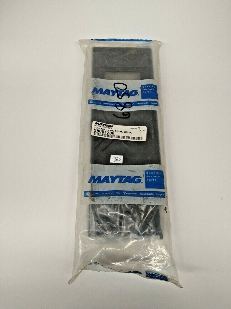 Maytag Black Control Frame 58001206