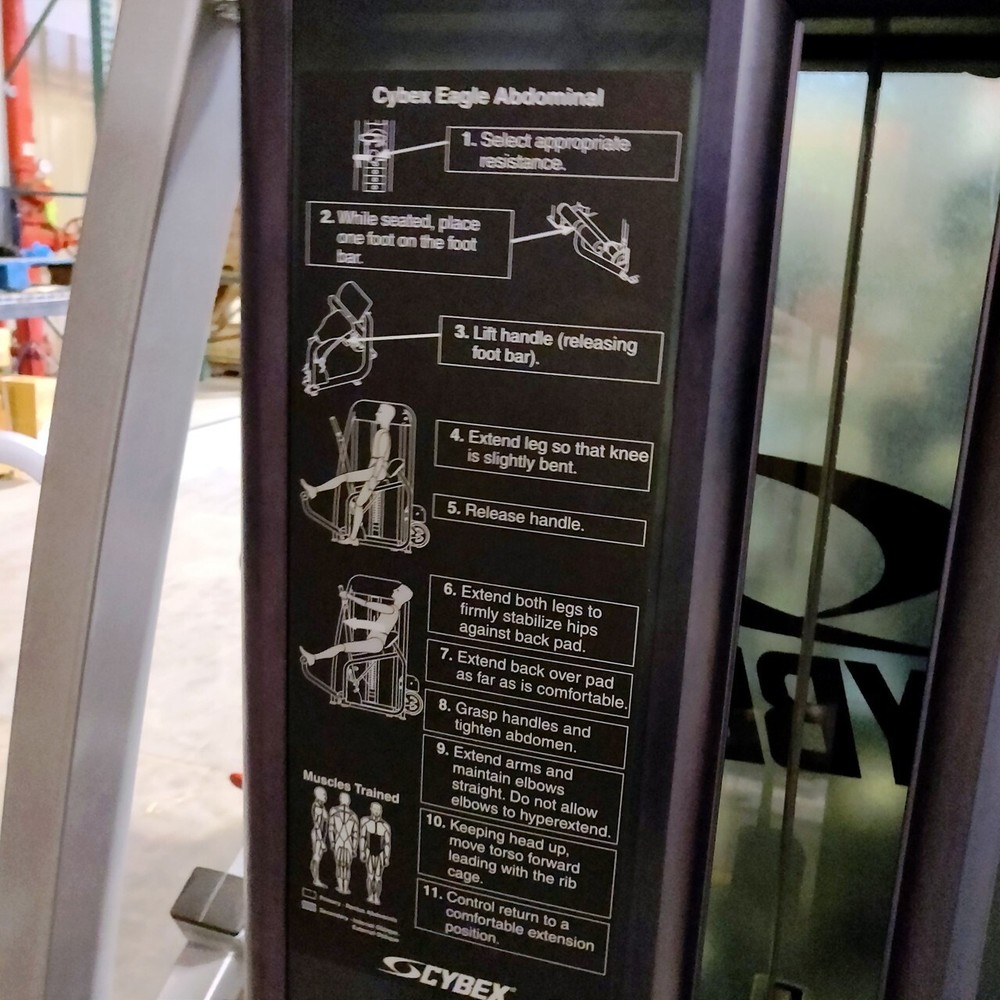 Cybex Eagle Abdominal/Core Selectorized Strength Machine