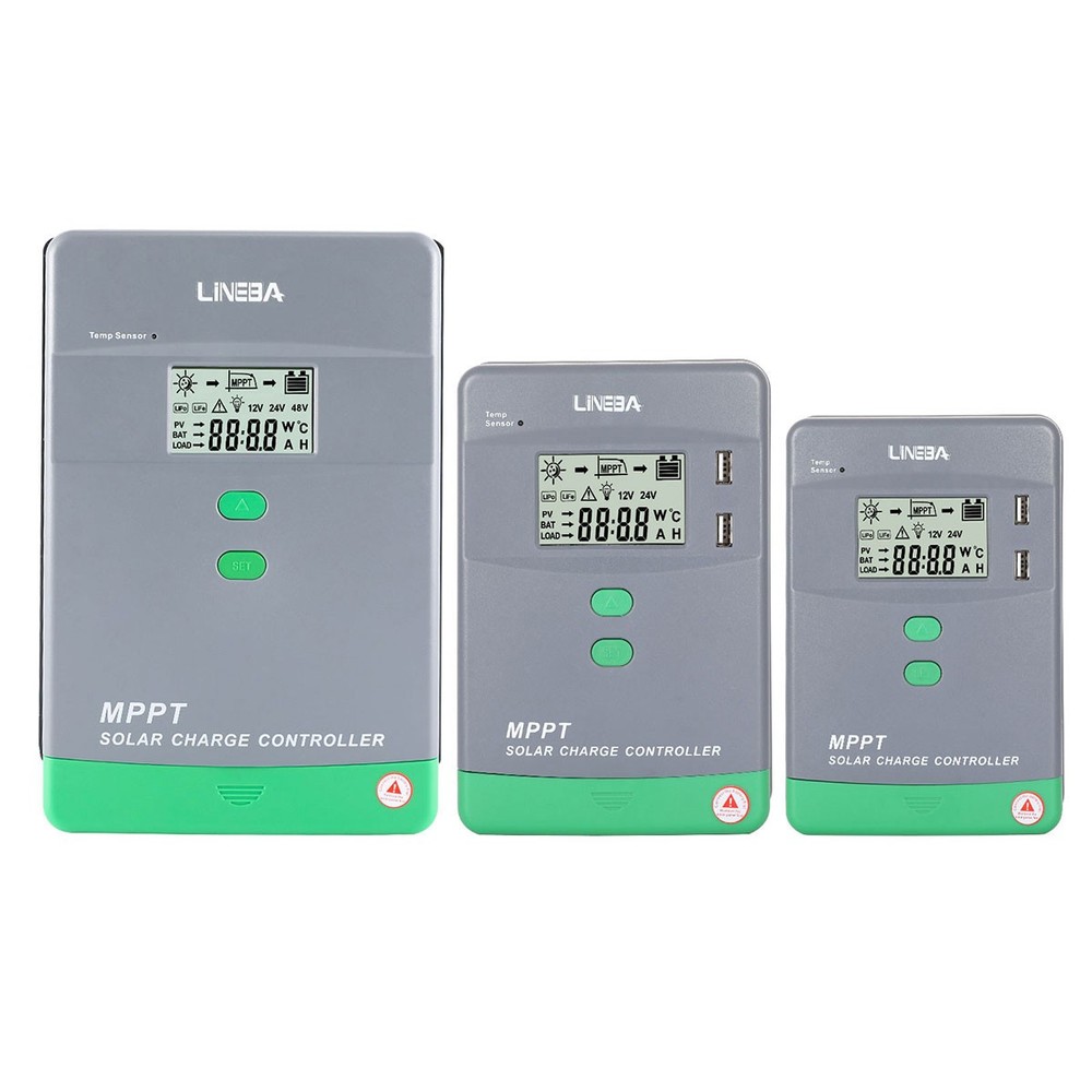 100A MPPT Solar Panel Battery Charge Controller 12V 24V 48V Auto Adjustable LCD