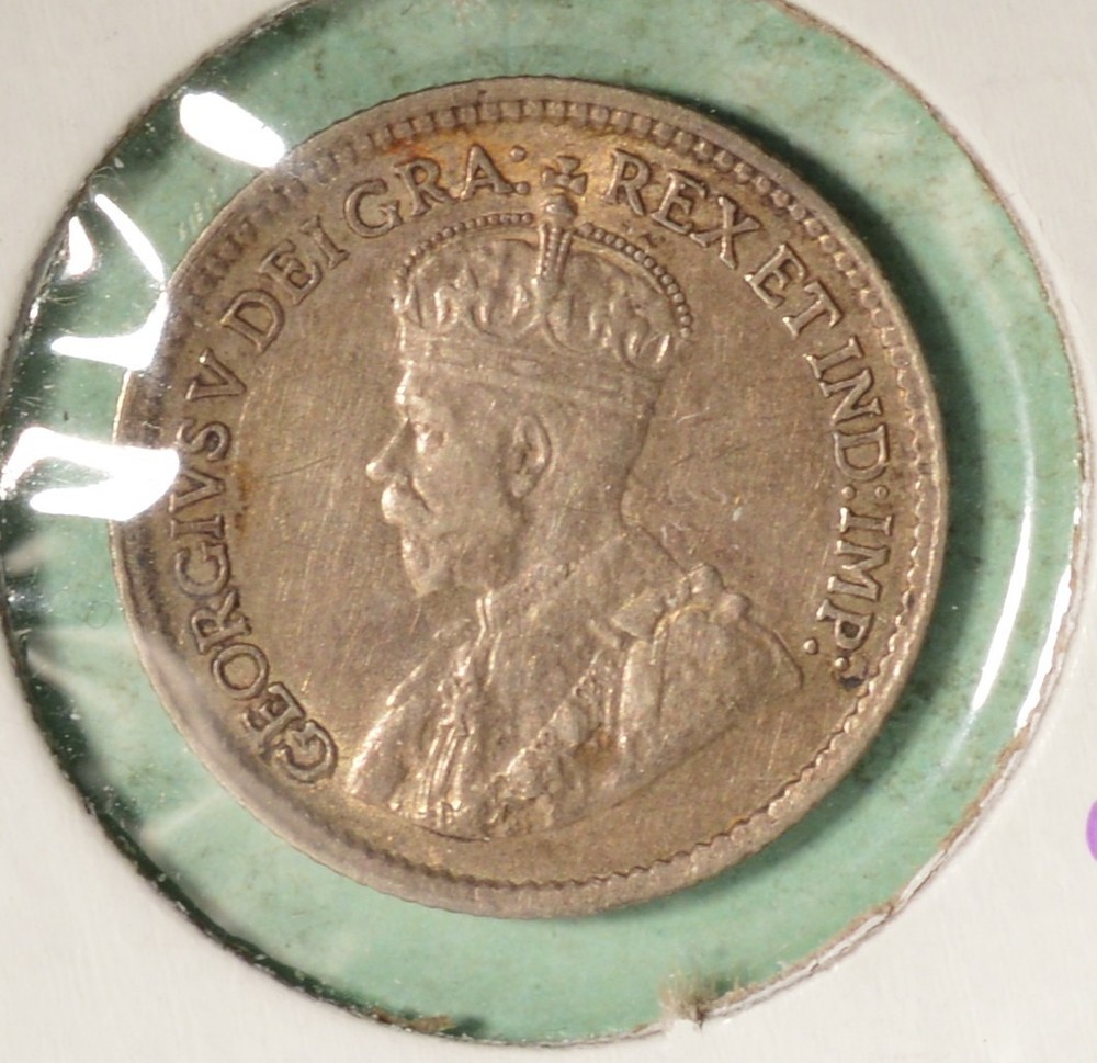 1917  - Canada Silver Five Cents - INV#C-91