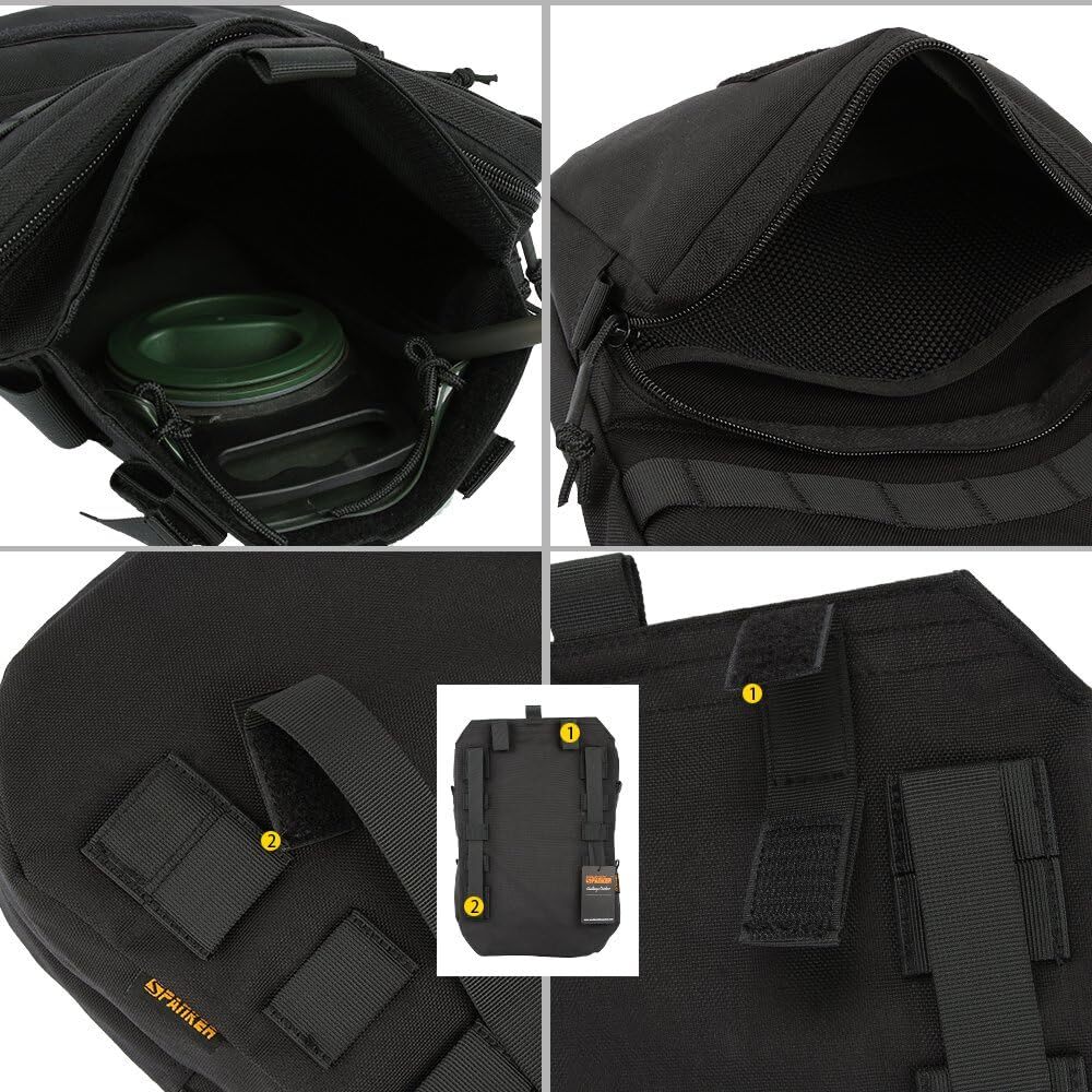 Tactical Hydration Pack Molle Vest Accessory Pouch 3L Mobility Hydration Carrier