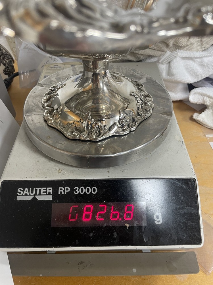 Reed & Barton Francis 1st Sterling Silver Repousse Compote