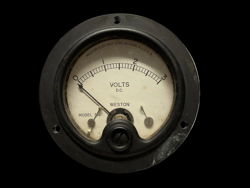 Weston DC Voltmeter