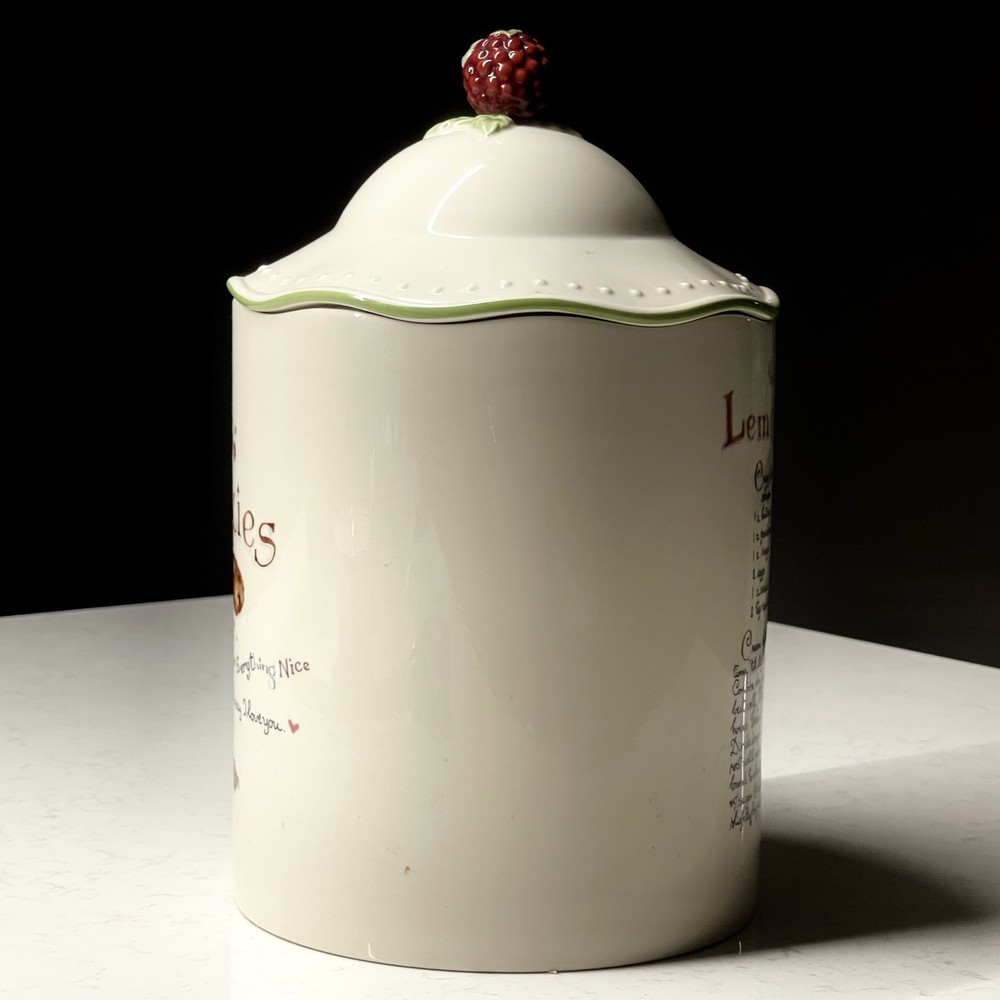 Rare "A Proper Tea" S. Branch 9'' Lenox Ceramic Cookie Jar