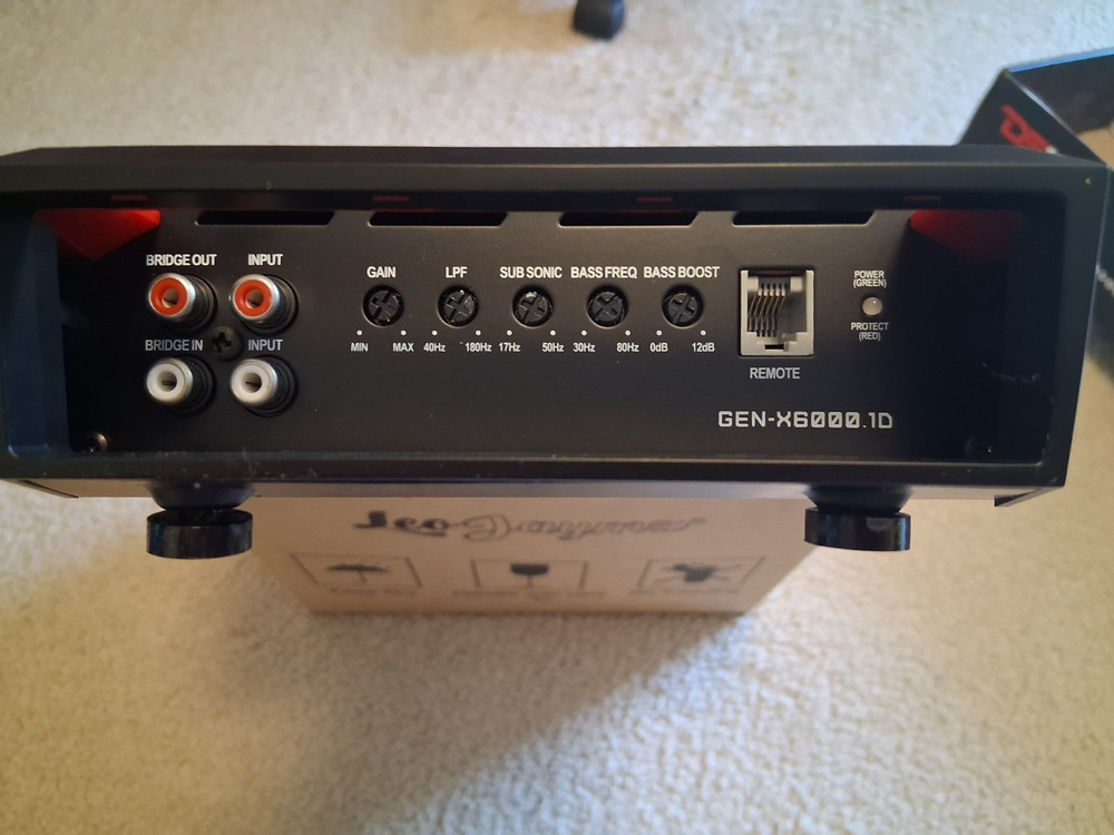 DS18 GEN-6000.1D Class D Monoblock 6000W Amplifier