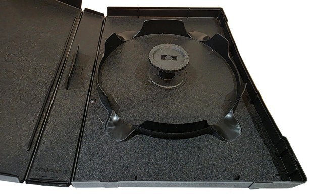 TWELVE-DISC (12-Disc) 27mm Stackcase BLACK DVD Boxes with Disc Lock 10-Pak