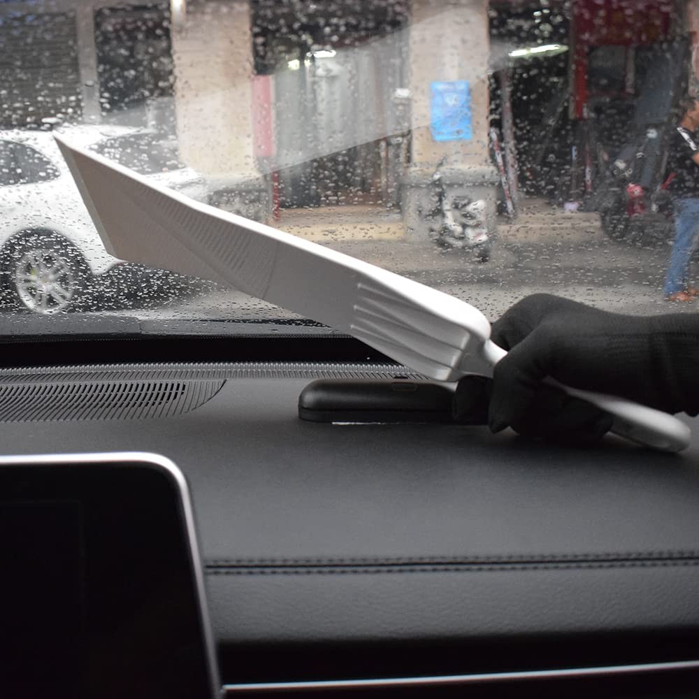 Rubber Squeegee Window Tint Tool Long Handle Big Auto for White Wide