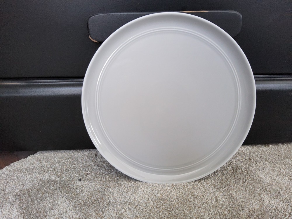 Crate & Barrel Aaron Probyn Hue Light Gray Dinnerware