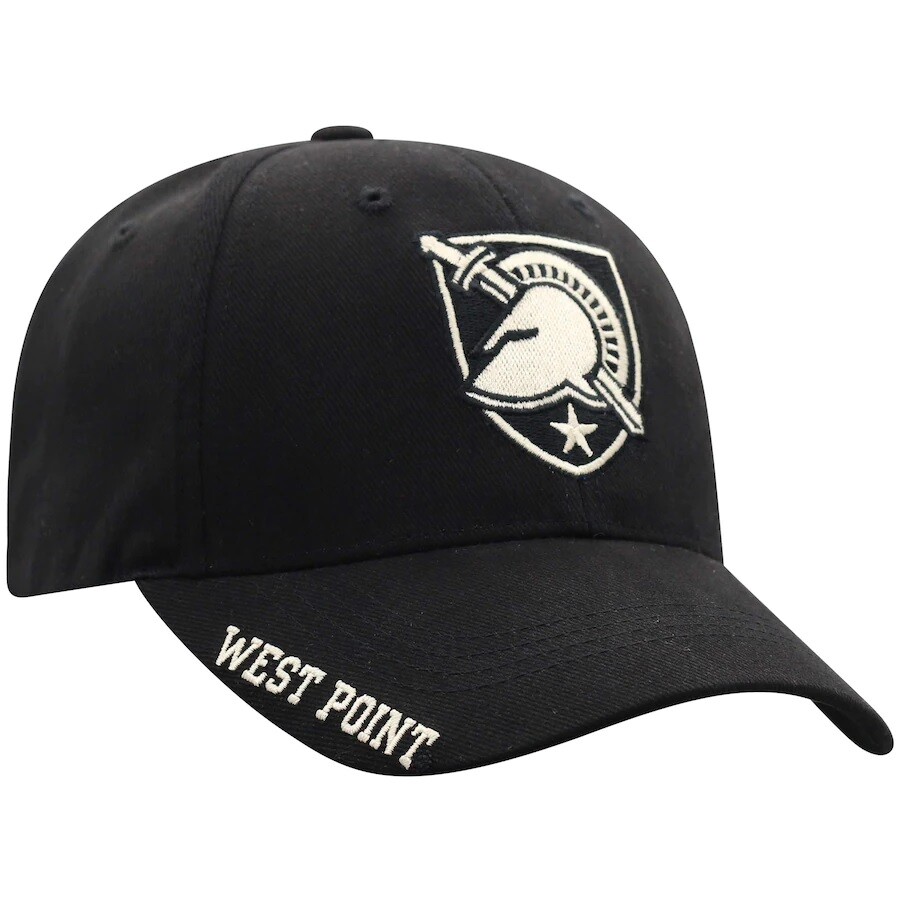 Army Black Knights Men's Black Endless Adjustable Cap - New With Tags!