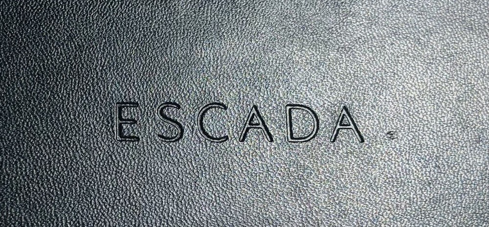 ESCADA Black Trifold Eyeglass Sunglass Hard Case