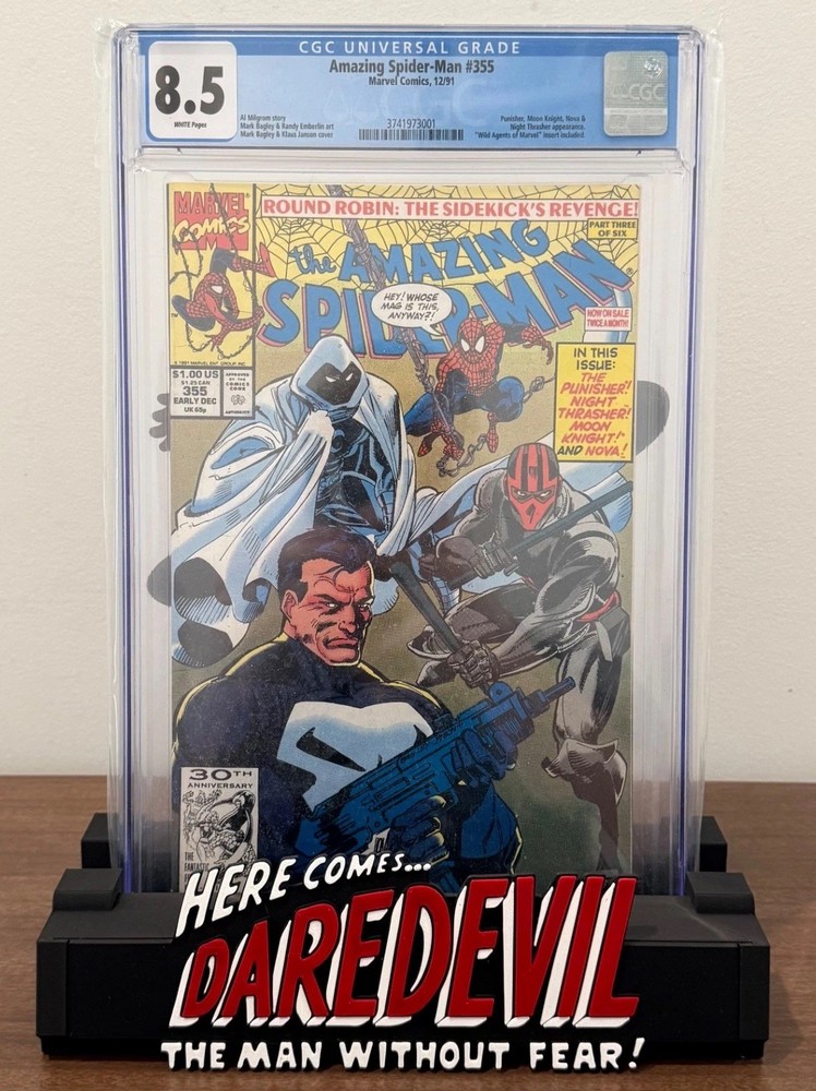 Daredevil Comic Book Display Stand for Graded CGC, CBCS, and Non-Graded Comics