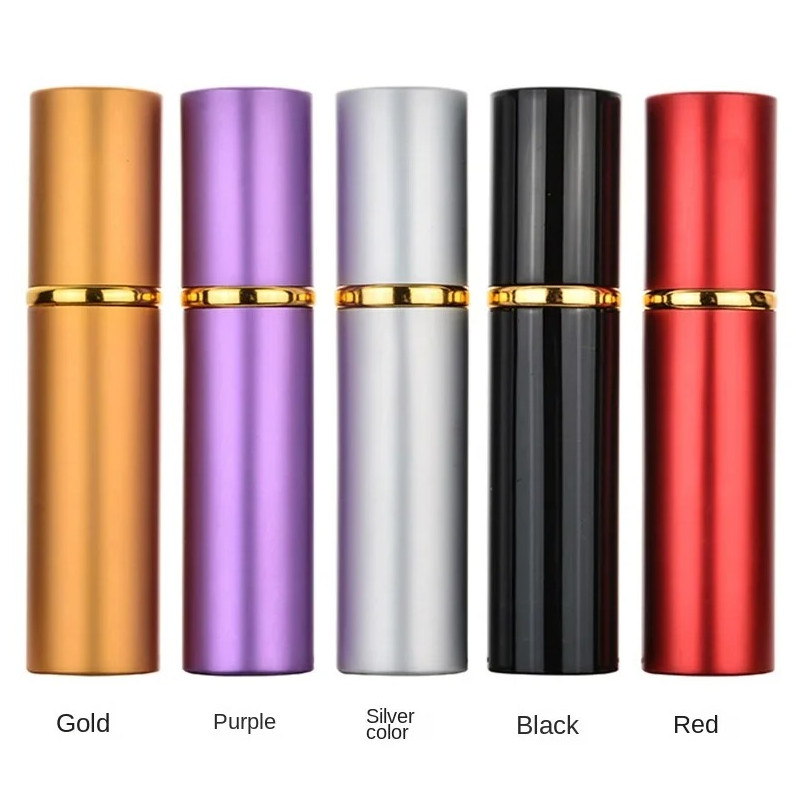1 pc 10ml Refillable Aluminum Perfume Atomizer Mini Travel Spray Bottle