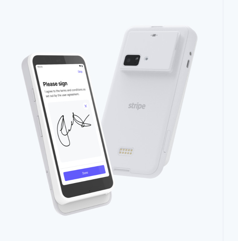 Stripe Reader S700 Card Reader. Brand New + CASE + CHARGING DOCK