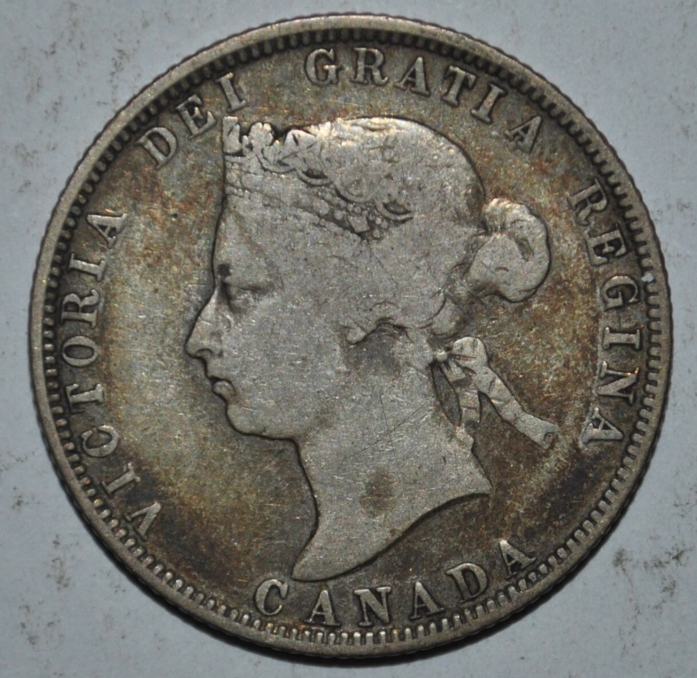 1882 CANADA 25 Cents {{{{4675