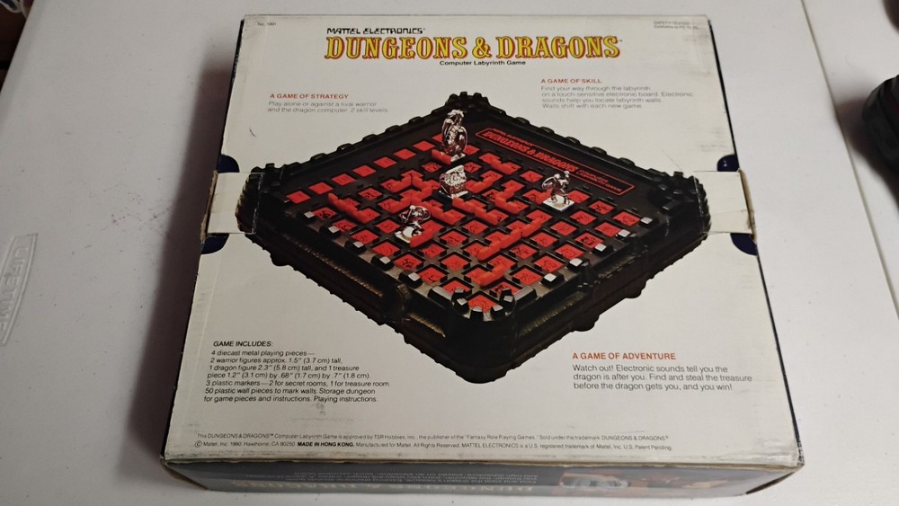 Dungeons And Dragons Computer Labyrinth Game Matel