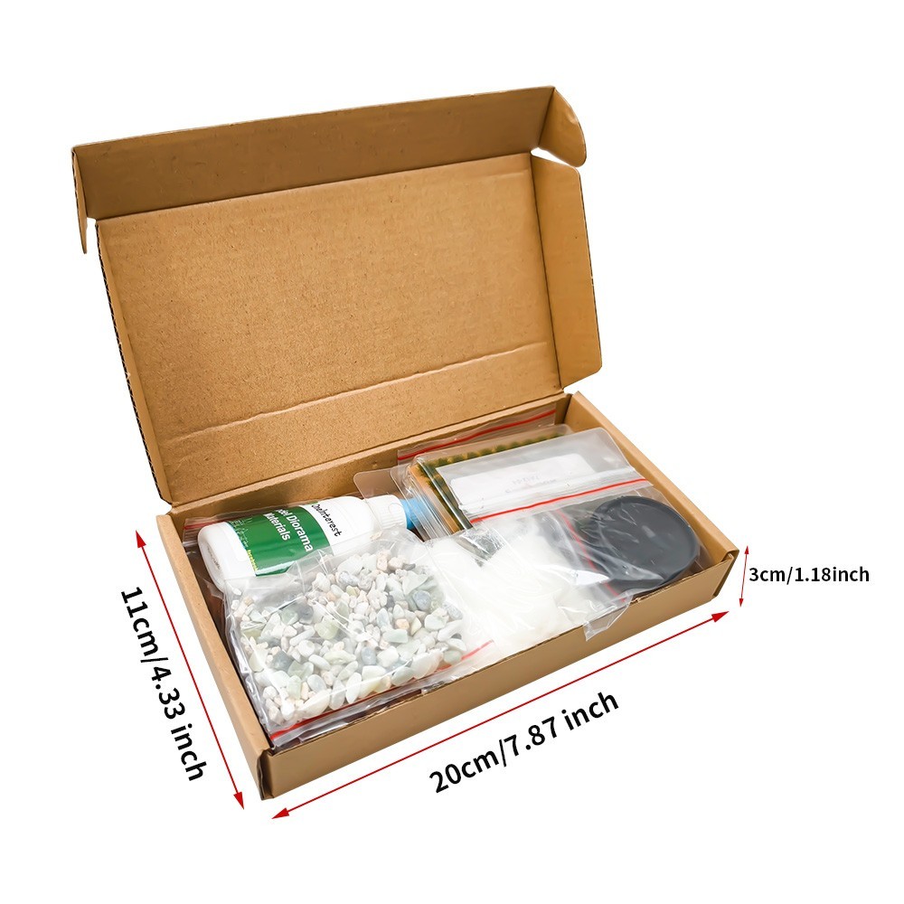 Miniature Terrain Basing Set - Scenery Materials for Game Miniatures
