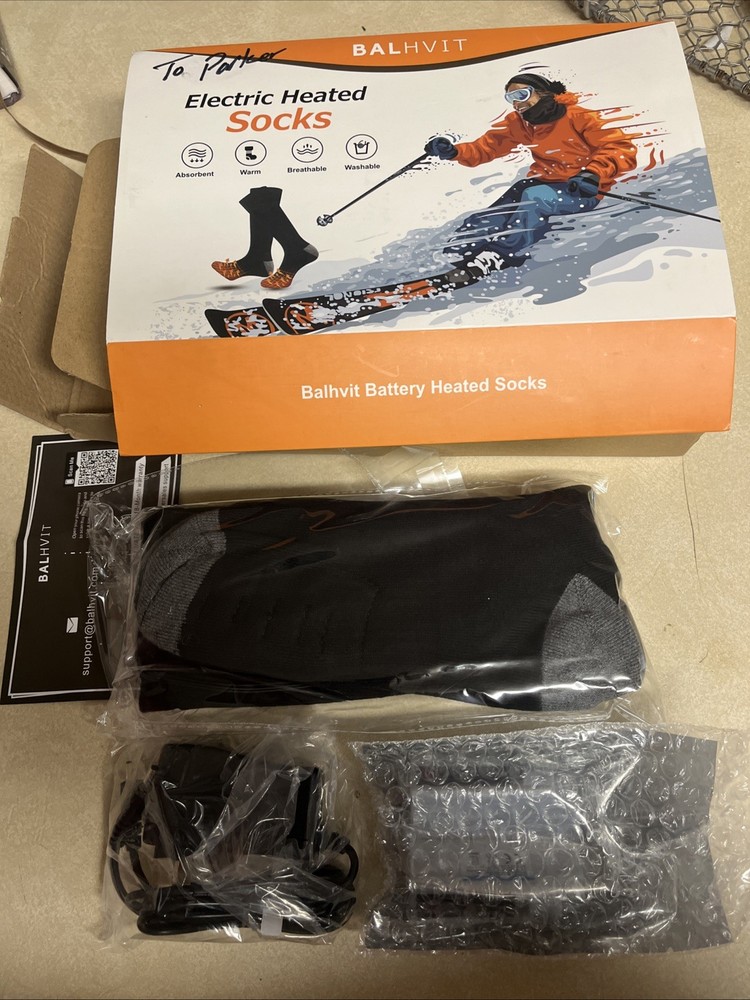 BALHVIT ELECTRIC HEATED SOCKS  NEW