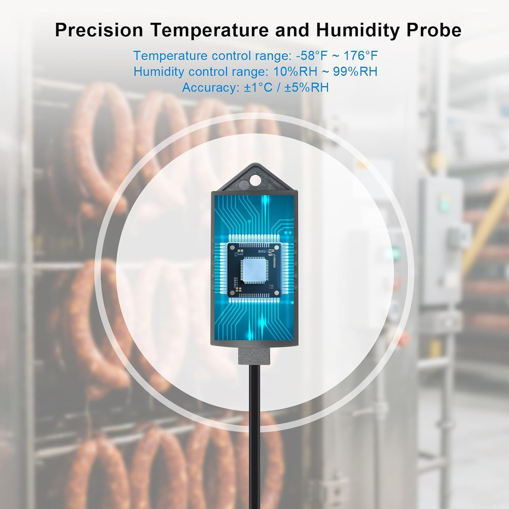 KETOTEK Temperature Humidity Controller Digital Thermostat Module 120V, Heating