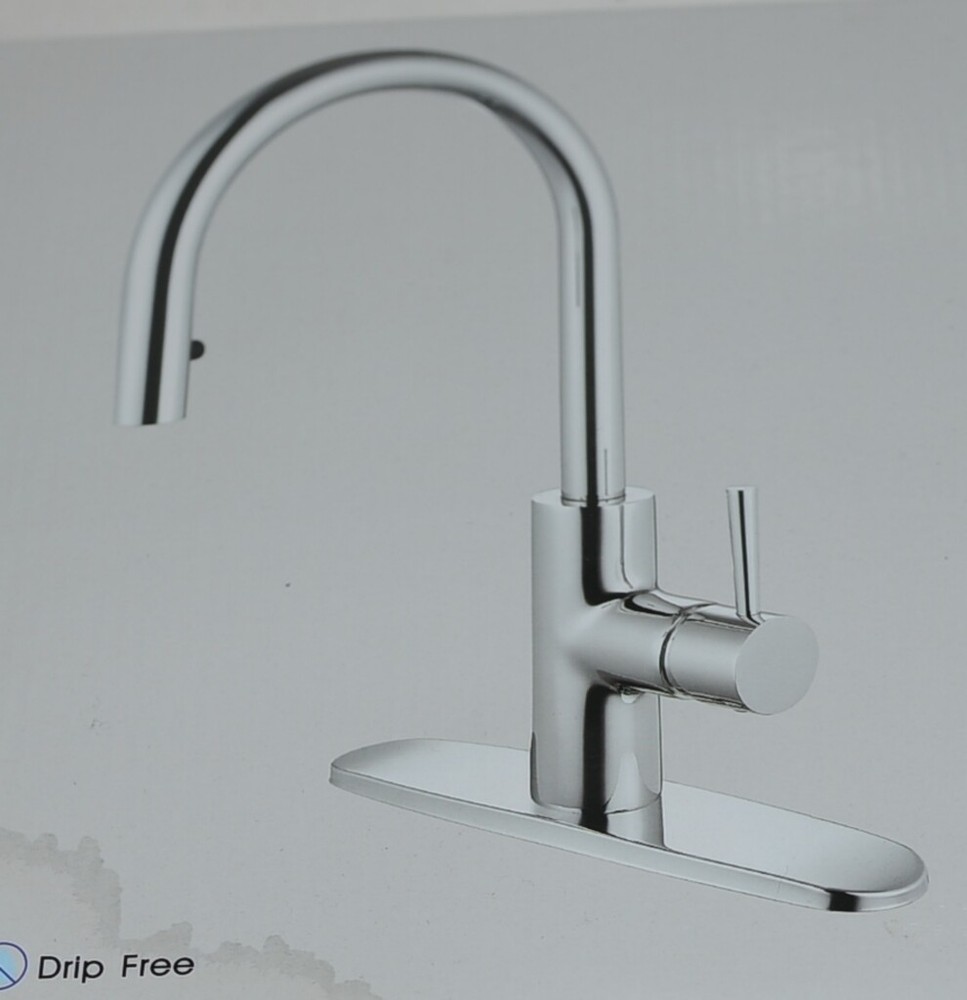CMI Casmir 192 6483 Single Handle High Arc Pull Down Kitchen Faucet