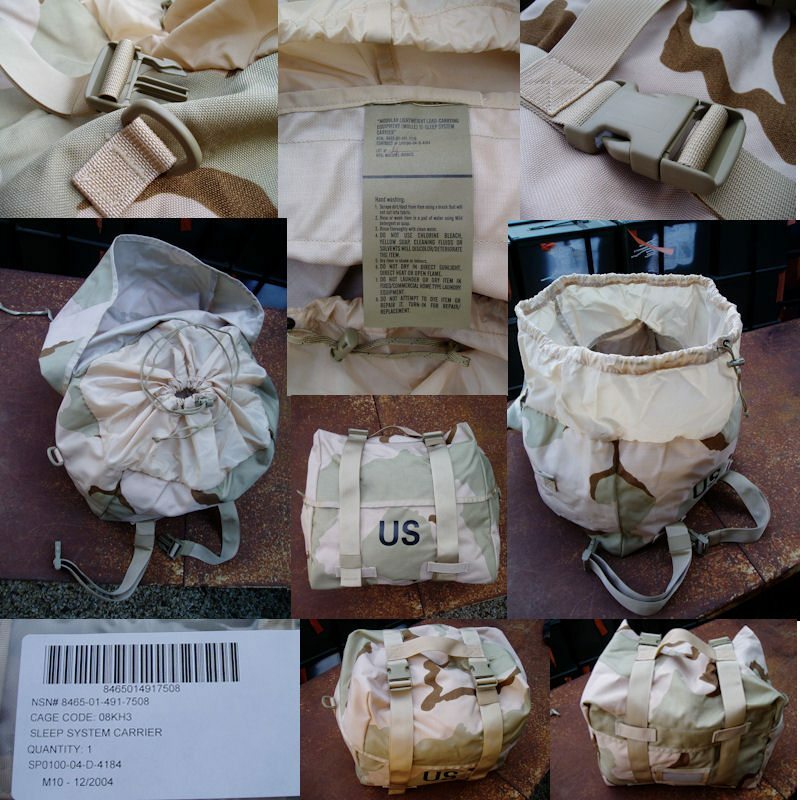 SLEEP SYSTEM CARRIER 3 COLOR DESERT CAMO