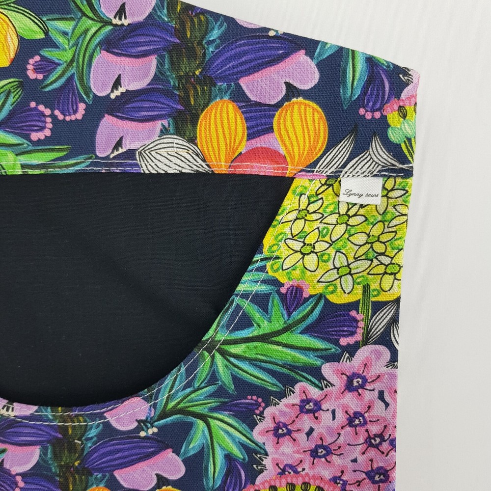 Peg Bag Handmade Bright Multi-Coloured Floral Lined Laundry Clothes Peg Holder